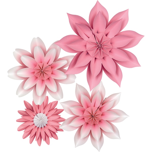 Teacher Created Resources Pink Blossoms Paper Flowers, PK4 TCR8543 - main